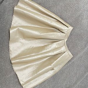 Taffeta Skirt Gold Size Large - Never Worn